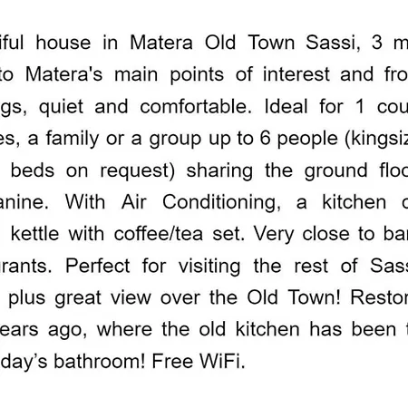 Gasthof Cave Sassi Matera